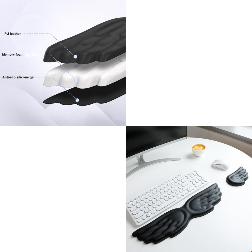 Desk Setup Ergonomics - 462E Morbido silicone d'angelo Tastiere Cuscino