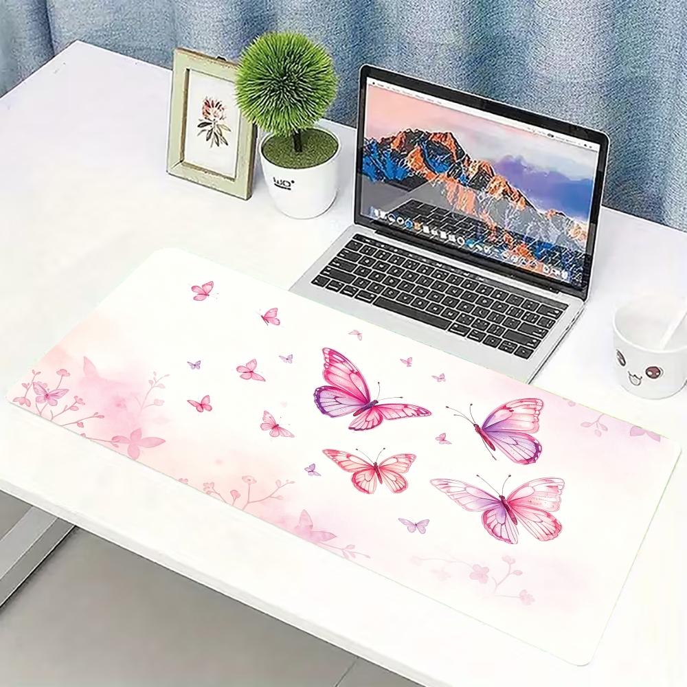 Desk Setup Laptop And Pc - Tappetino per Mouse da Gaming Grande