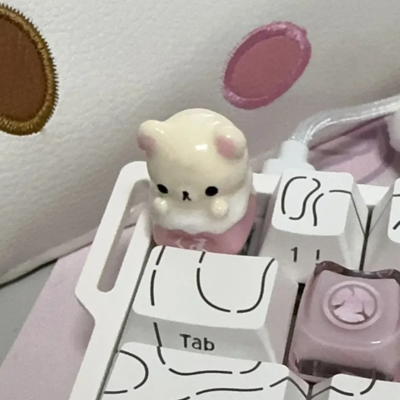 Desk Setup Editing - Keycap Kawaii Rilakkuma: Tasti Artigianali a