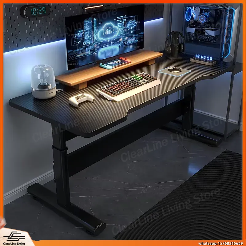 Desk Setup Ergonomics - Scrivania da Gaming Elettrica Regolabile in