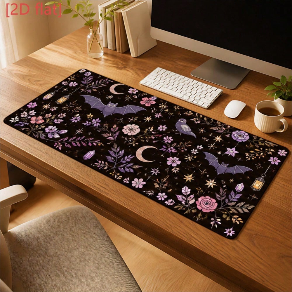 Desk Setup Study - Tappetino per mouse 2D piatto, 1