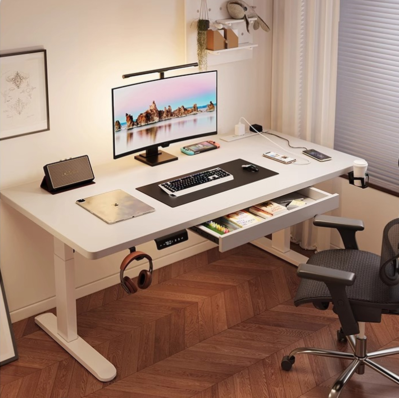 Desk Setup For Office - Scrivania Elettrica Regolabile in Altezza con