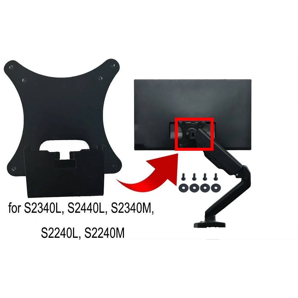 Desk Setup Monitor Arm - Adattatore per Montaggio VESA per Monitor