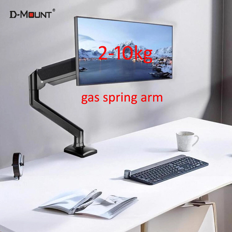 Desk Setup Monitor Arm - D-MOUNT D80 metallo alluminio 2-10KG 13