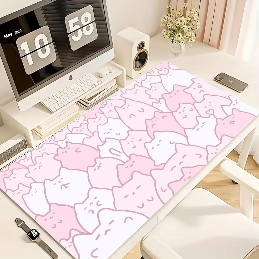 Tappetino per Mouse da Gaming, - Desk Setup Pink recensione e prezzo