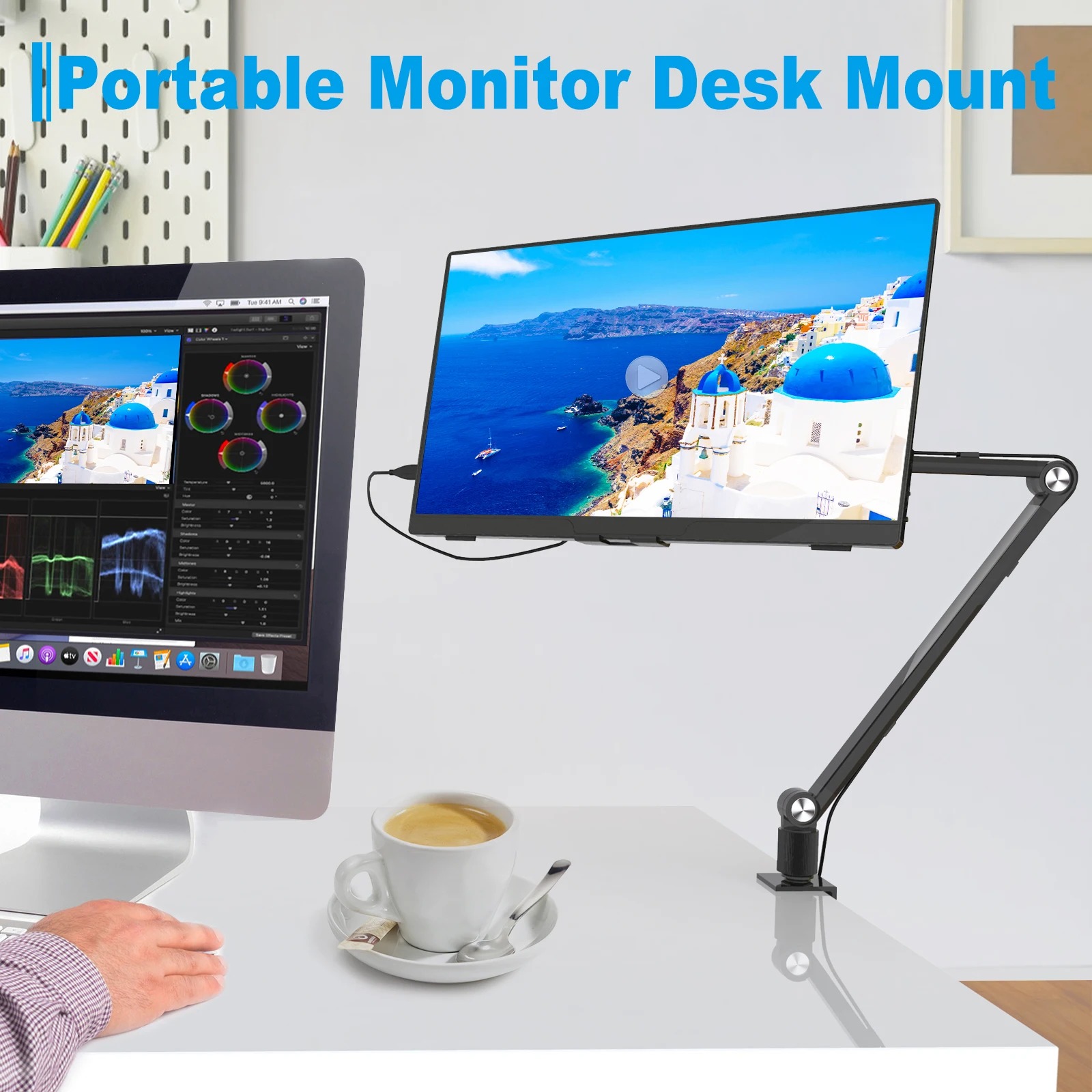 Supporto per tablet 2025 per i - Desk Setup Monitor Arm recensione e prezzo