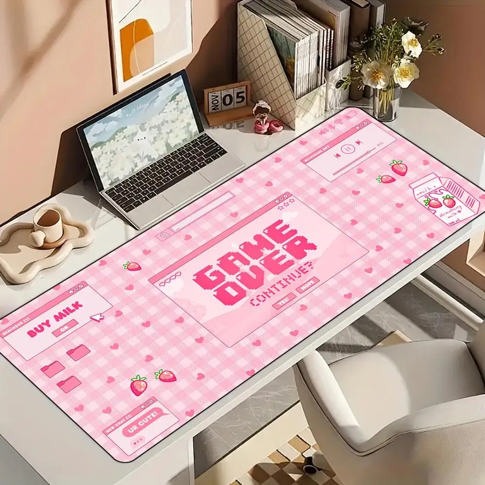Tappetino per mouse grande in  - Desk Setup Pink recensione e prezzo