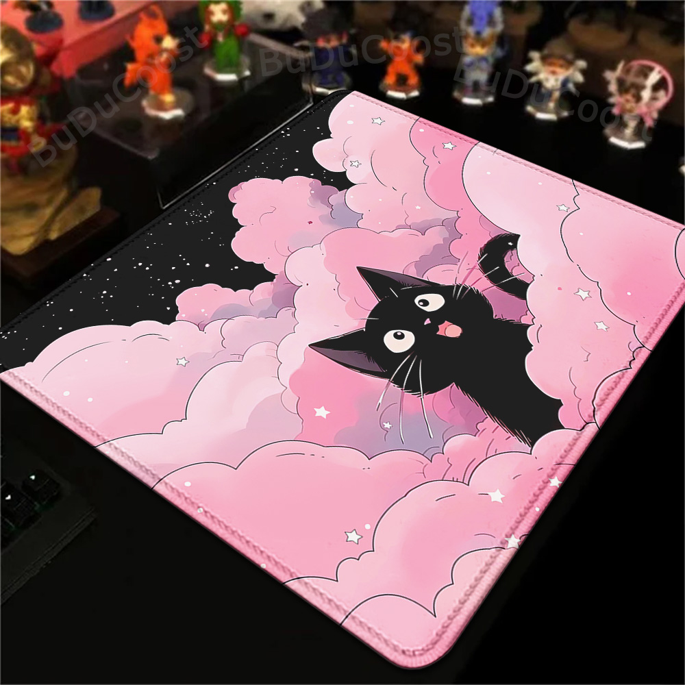 18x22 cm Piccolo Tappeto Nero  - Desk Setup Pink recensione e prezzo
