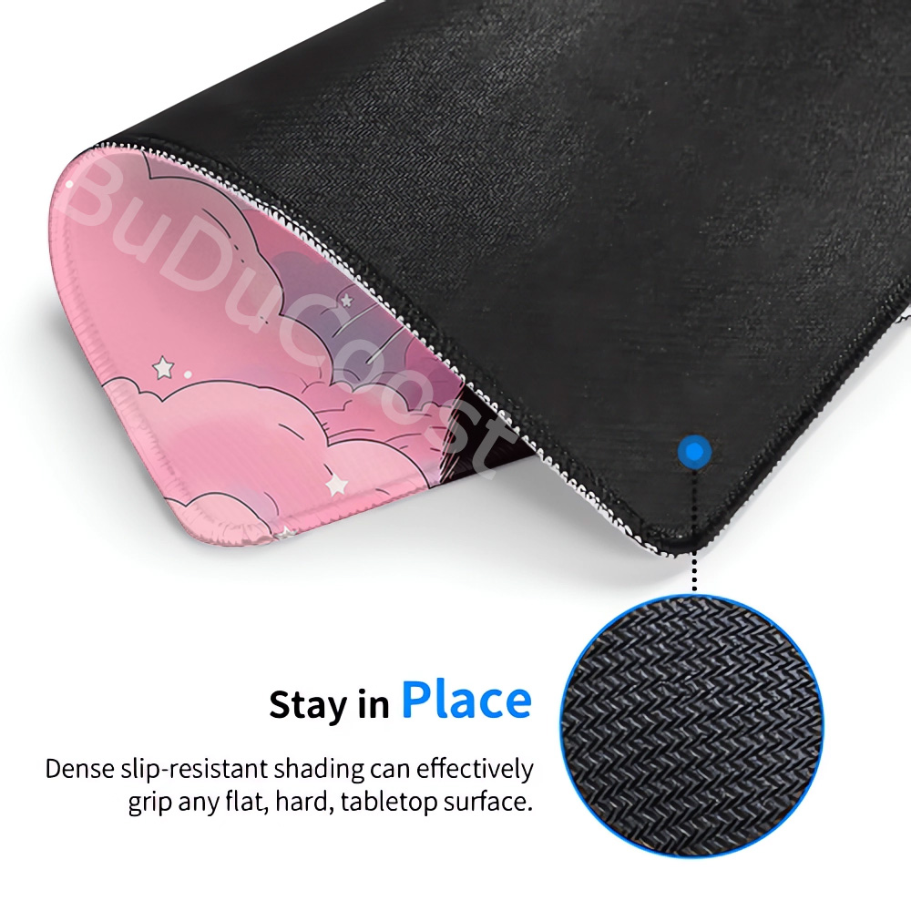 18x22 cm Piccolo Tappeto Nero  - Desk Setup Pink recensione e prezzo