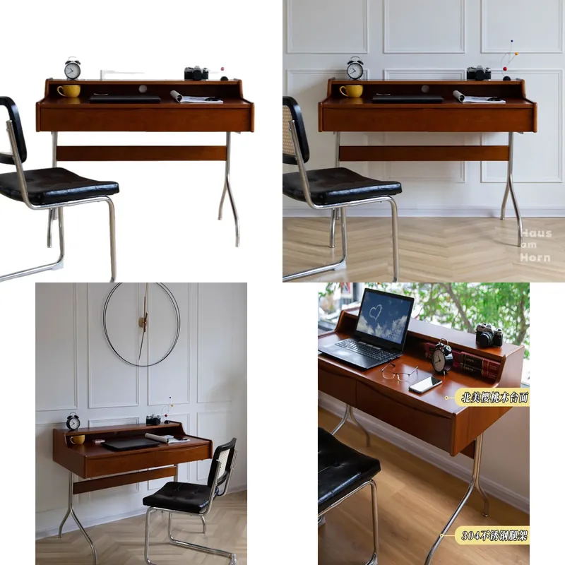 Scrivania in Legno Massello St - Desk Setup Study recensione e prezzo