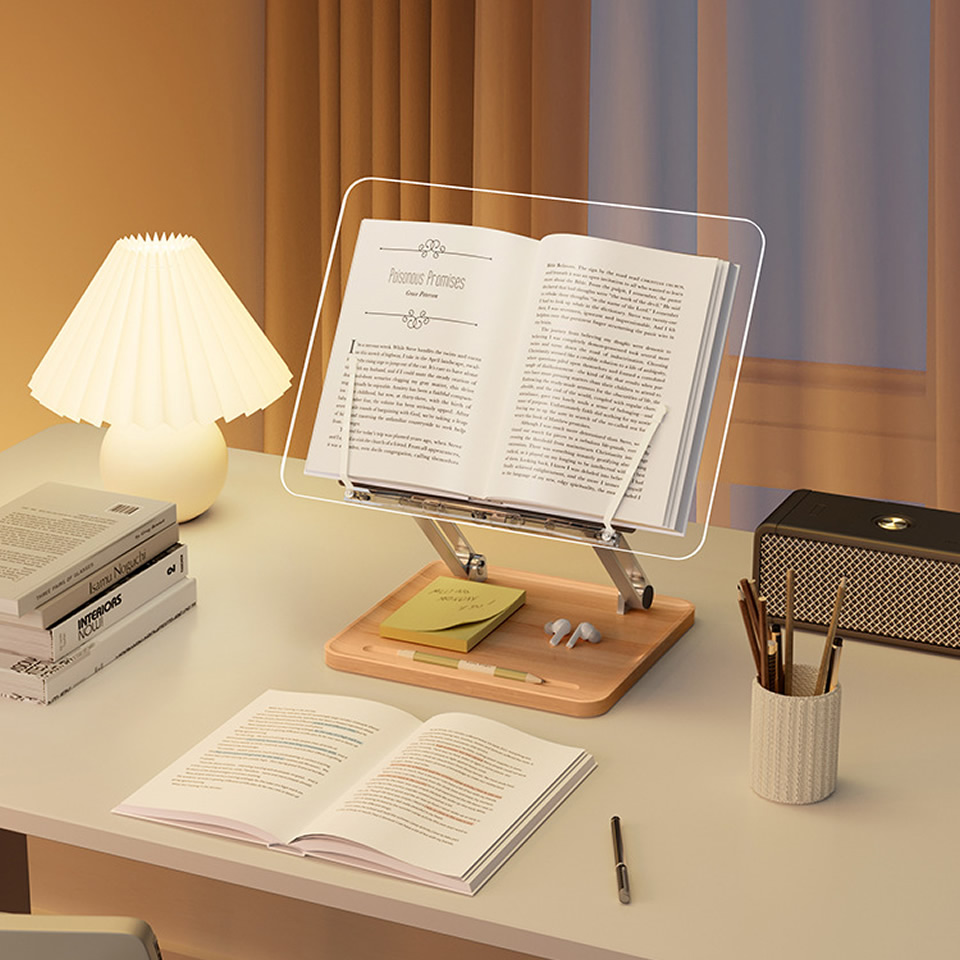 Supporto da Lettura in Legno c - Desk Setup Pink recensione e prezzo
