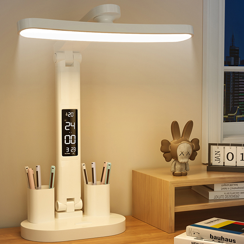 Lampada da tavolo con orologio - Desk Setup Study recensione e prezzo